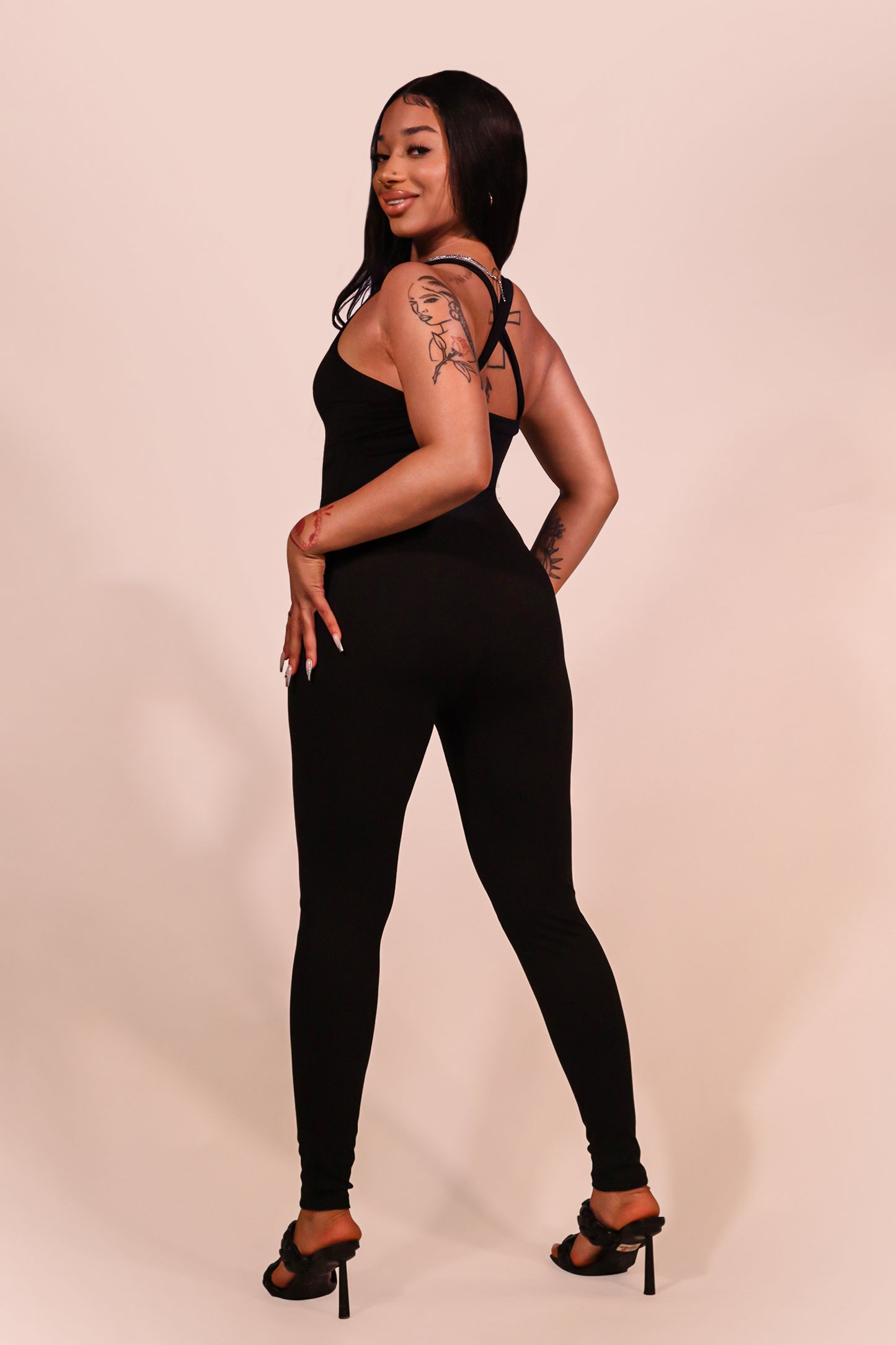 Vathys backless jumpsuit